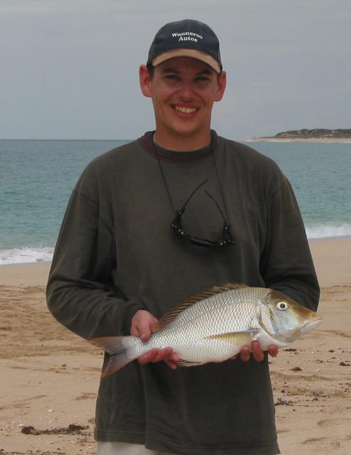 Spencer King's Spangled Emperor caught during the field day
